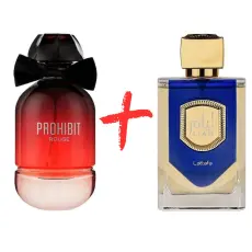 Fragrance World Prohibit Rouge & Lattafa Liam Blue Shine